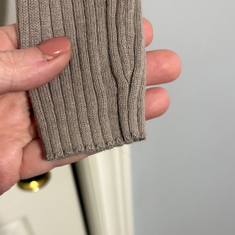Harlow Taupe Ribbed Knitwear - Picture 5 of 7